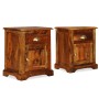 Bedside tables 2 pcs solid sheesham wood 40x30x50 cm by vidaXL, Nightstands - Ref: Foro24-243939, Price: 201,77 €, Discount: %