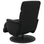 Sillón reclinable masaje con reposapiés cuero sintético negro de , Sillones - Ref: Foro24-356724, Precio: 269,43 €, Descuento: %