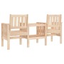 Gartenbank mit 2-Sitzer-Tisch aus massivem Kiefernholz von , Gartenbänke - Ref: Foro24-825149, Preis: 140,93 €, Rabatt: %