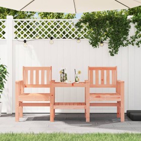 Garden bench with 2-seater table solid Douglas fir wood by , garden benches - Ref: Foro24-825154, Price: 158,91 €, Discount: %