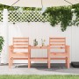 Garden bench with 2-seater table solid Douglas fir wood by , garden benches - Ref: Foro24-825161, Price: 154,37 €, Discount: %