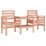 Garden bench with 2-seater table solid Douglas fir wood by , garden benches - Ref: Foro24-825161, Price: 154,37 €, Discount: %