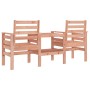 Garden bench with 2-seater table solid Douglas fir wood by , garden benches - Ref: Foro24-825161, Price: 154,37 €, Discount: %