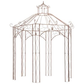 Pérgola de jardín marrón antiguo 3 m hierro de vidaXL, Carpas y cenadores - Ref: Foro24-45438, Precio: 563,33 €, Descuento: %