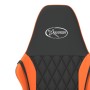 Silla gaming de masaje cuero sintético negro y naranja de , Sillones para videojuegos - Ref: Foro24-345539, Precio: 113,30 €,...