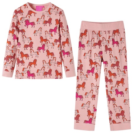 Langärmliger hellrosa Kinderpyjama 92 von , Kinderpyjamas - Ref: Foro24-13754, Preis: 10,95 €, Rabatt: %