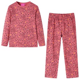 Altrosa langärmeliger Kinderpyjama 116 von , Kinderpyjamas - Ref: Foro24-13761, Preis: 10,95 €, Rabatt: %