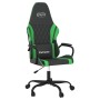 Silla gaming cuero sintético negro y verde de , Sillones para videojuegos - Ref: Foro24-3143778, Precio: 110,64 €, Descuento: %