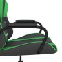 Silla gaming cuero sintético negro y verde de , Sillones para videojuegos - Ref: Foro24-3143778, Precio: 110,64 €, Descuento: %