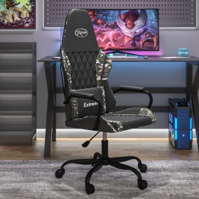 Black and camouflage synthetic leather gaming chair by , Gaming chairs - Ref: Foro24-3143786, Price: 119,79 €, Discount: %