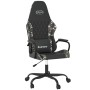 Silla gaming cuero sintético negro y camuflaje de , Sillones para videojuegos - Ref: Foro24-3143786, Precio: 119,64 €, Descue...