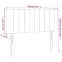 Rosa Samtkopfteil 90x5x78/88 cm von , Kopf- und Fußteile - Ref: Foro24-346227, Preis: 45,71 €, Rabatt: %