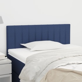 Cabecero de tela azul 80x5x78/88 cm de , Cabeceros y pies de cama - Ref: Foro24-346206, Precio: 42,99 €, Descuento: %