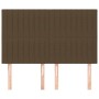 Headboards 4 units dark brown fabric 72x5x78/88 cm by , Headboards and footboards - Ref: Foro24-3116571, Price: 110,99 €, Dis...