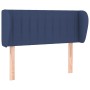 Blue fabric headboard 83x23x78/88 cm by , Headboards and footboards - Ref: Foro24-3117362, Price: 49,34 €, Discount: %