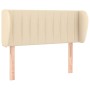 Cabecero de tela color crema 93x23x78/88 cm de , Cabeceros y pies de cama - Ref: Foro24-3117369, Precio: 56,34 €, Descuento: %