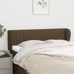 Dark gray fabric headboard 147x23x78/88 cm by , Headboards and footboards - Ref: Foro24-3117383, Price: 67,38 €, Discount: %