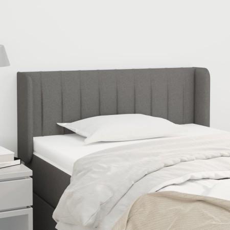 Dark gray fabric headboard 83x16x78/88 cm by , Headboards and footboards - Ref: Foro24-3118981, Price: 56,58 €, Discount: %