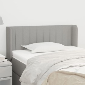 Light gray fabric headboard 93x16x78/88 cm by , Headboards and footboards - Ref: Foro24-3118988, Price: 59,02 €, Discount: %