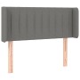 Cabecero con LED de tela gris oscuro 83x16x78/88 cm de , Cabeceros y pies de cama - Ref: Foro24-3123449, Precio: 60,67 €, Des...