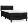 Box spring bed with black fabric mattress 90x190 cm by , Beds and slatted bases - Ref: Foro24-3129835, Price: 286,49 €, Disco...