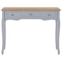 Dressing table console table with 3 gray drawers by vidaXL, Side tables - Ref: Foro24-280045, Price: 161,84 €, Discount: %