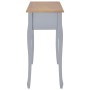 Dressing table console table with 3 gray drawers by vidaXL, Side tables - Ref: Foro24-280045, Price: 161,84 €, Discount: %