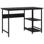 MDF and black metal computer desk 105x55x72 cm by , Desks - Ref: Foro24-20550, Price: 71,86 €, Discount: %