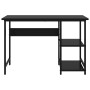 MDF and black metal computer desk 105x55x72 cm by , Desks - Ref: Foro24-20550, Price: 71,86 €, Discount: %