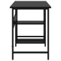 Escritorio para ordenador de MDF y metal negro 105x55x72 cm de , Escritorios - Ref: Foro24-20550, Precio: 71,86 €, Descuento: %