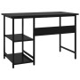 MDF and black metal computer desk 105x55x72 cm by , Desks - Ref: Foro24-20550, Price: 71,86 €, Discount: %