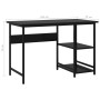 MDF and black metal computer desk 105x55x72 cm by , Desks - Ref: Foro24-20550, Price: 71,86 €, Discount: %