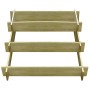 Planter with 3 levels of impregnated wood 90x90x35 cm by , Pots and planters - Ref: Foro24-41916, Price: 45,93 €, Discount: %