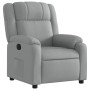 Sillón reclinable de tela gris claro de , Sillones - Ref: Foro24-373536, Precio: 224,79 €, Descuento: %