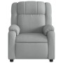 Sillón reclinable de masaje de tela gris claro de , Sillones - Ref: Foro24-373548, Precio: 251,64 €, Descuento: %