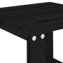 Garden side table solid black pine wood 40x38x28.5 cm by , Garden tables - Ref: Foro24-825083, Price: 22,69 €, Discount: %