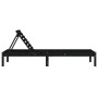 Sun loungers 2 units solid black pine wood 199.5x60x74 cm by , Loungers - Ref: Foro24-825074, Price: 155,86 €, Discount: %