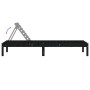 Sun loungers 2 units solid black pine wood 199.5x60x74 cm by , Loungers - Ref: Foro24-825074, Price: 155,86 €, Discount: %