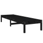 Sun loungers 2 units solid black pine wood 199.5x60x74 cm by , Loungers - Ref: Foro24-825074, Price: 155,86 €, Discount: %