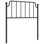 Cabecero de metal negro 90 cm de , Cabeceros y pies de cama - Ref: Foro24-373915, Precio: 23,99 €, Descuento: %