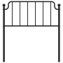 Cabecero de metal negro 90 cm de , Cabeceros y pies de cama - Ref: Foro24-373915, Precio: 23,99 €, Descuento: %