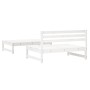 Garden furniture set 2 pieces solid white pine wood by , Modular outdoor sofas - Ref: Foro24-825724, Price: 190,70 €, Discoun...