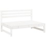 Garden furniture set 2 pieces solid white pine wood by , Modular outdoor sofas - Ref: Foro24-825724, Price: 190,70 €, Discoun...