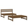 Garden furniture set 2 pieces solid honey brown pine wood by , Modular outdoor sofas - Ref: Foro24-825726, Price: 152,99 €, D...