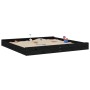 Arenero con asientos cuadrado madera maciza de pino negro de , Cajones de arena - Ref: Foro24-825048, Precio: 156,99 €, Descu...