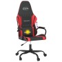 Black and red synthetic leather massage gaming chair by , Gaming chairs - Ref: Foro24-345534, Price: 106,08 €, Discount: %