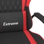 Silla gaming de masaje cuero sintético negro y rojo de , Sillones para videojuegos - Ref: Foro24-345534, Precio: 106,08 €, De...