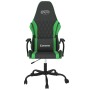 Silla gaming de masaje cuero sintético negro y verde de , Sillones para videojuegos - Ref: Foro24-345536, Precio: 110,99 €, D...