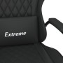 Gaming chair with black synthetic leather massage by , Gaming chairs - Ref: Foro24-345541, Price: 114,20 €, Discount: %