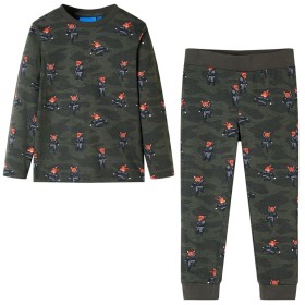 Pijama infantil de manga larga caqui 128 de , Pijamas de niños - Ref: Foro24-12687, Precio: 12,22 €, Descuento: %